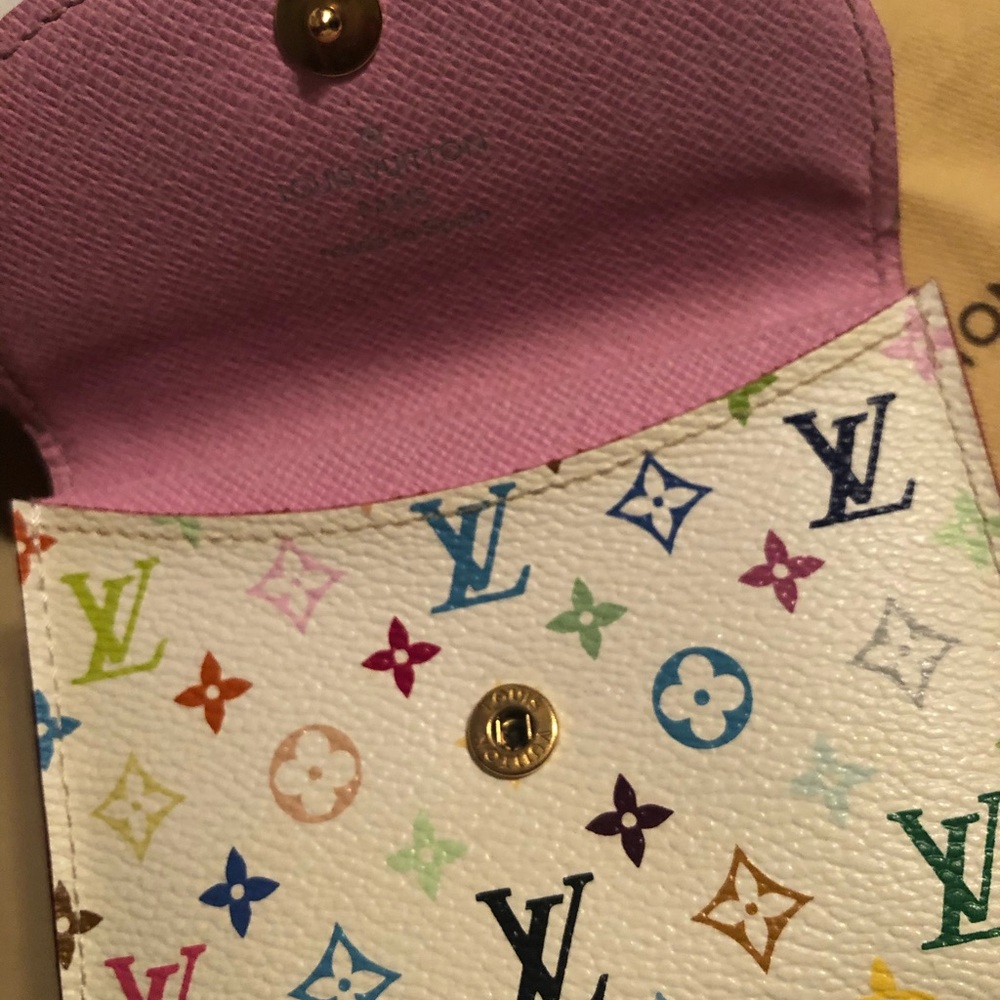 Authentic Louis Vuitton Rare Multicolor Mini Wallet - Picture 6 of 10